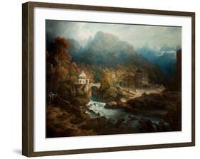 The Mountains of Vietri-Philip Reinagle-Framed Giclee Print