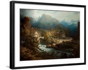 The Mountains of Vietri-Philip Reinagle-Framed Giclee Print