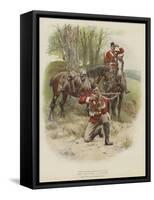 The Mounted Infantry-Frank Dadd-Framed Stretched Canvas