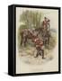 The Mounted Infantry-Frank Dadd-Framed Stretched Canvas