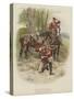 The Mounted Infantry-Frank Dadd-Stretched Canvas