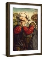 The Mourning Mary Magdalene, C. 1500-Colijn de Coter-Framed Giclee Print