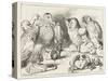 The Mouse Holds Court-John Tenniel-Stretched Canvas