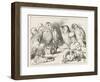 The Mouse Holds Court-John Tenniel-Framed Photographic Print