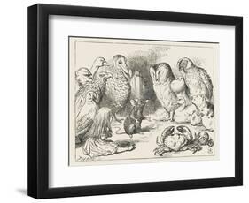 The Mouse Holds Court-John Tenniel-Framed Photographic Print