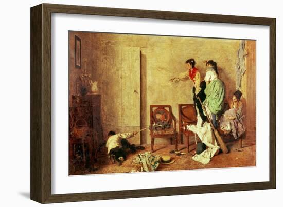 The Mouse-Giacomo Favretto-Framed Giclee Print