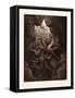 The Mouth of Hell-Gustave Dore-Framed Stretched Canvas