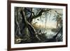 The Mouth of the Fox River, Indiana-Karl Bodmer-Framed Giclee Print