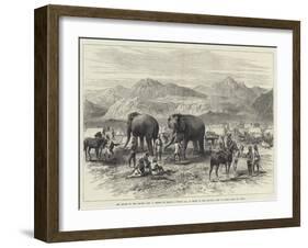 The Mouth of the Khyber Pass, in Front of the Advance Camp at Hurri Singh Ka Bourj-C. Wilson-Framed Giclee Print