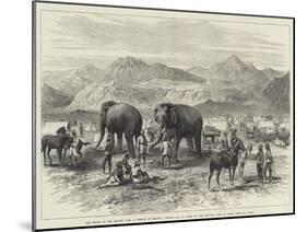 The Mouth of the Khyber Pass, in Front of the Advance Camp at Hurri Singh Ka Bourj-C. Wilson-Mounted Giclee Print