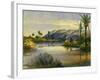 The Mouth of the River Kishon and Mount Carmel-Claude Conder-Framed Giclee Print