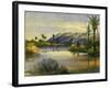 The Mouth of the River Kishon and Mount Carmel-Claude Conder-Framed Giclee Print