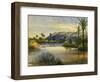 The Mouth of the River Kishon and Mount Carmel-Claude Conder-Framed Giclee Print