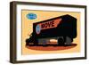 The Move Truck-null-Framed Art Print