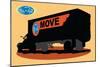 The Move Truck-null-Mounted Art Print