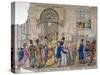 The Moving Panorama, or Spring Garden Rout..., 1823-null-Stretched Canvas