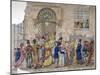 The Moving Panorama, or Spring Garden Rout..., 1823-null-Mounted Giclee Print