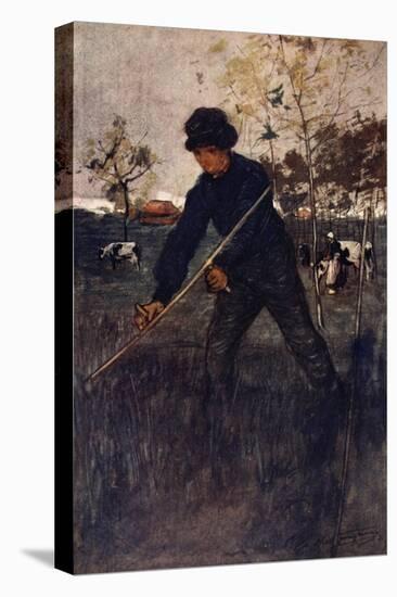 The Mower, 1904-Nico Jungman-Stretched Canvas