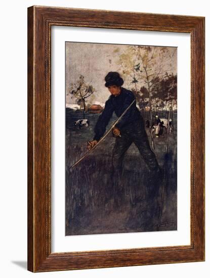 The Mower, 1904-Nico Jungman-Framed Giclee Print