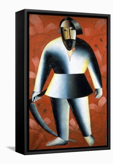 The Mower-Kasimir Malevich-Framed Stretched Canvas