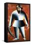 The Mower-Kasimir Malevich-Framed Stretched Canvas