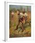 'The Mowers', c1891, (c1915)-George Clausen-Framed Giclee Print