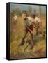 'The Mowers', c1891, (c1915)-George Clausen-Framed Stretched Canvas