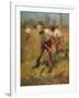 'The Mowers', c1891, (c1915)-George Clausen-Framed Giclee Print