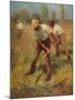 'The Mowers', c1891, (c1915)-George Clausen-Mounted Giclee Print