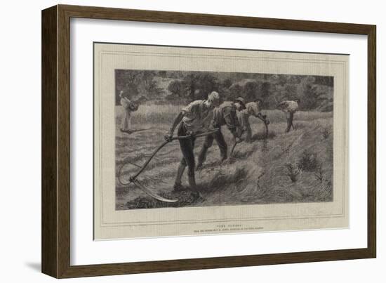 The Mowers-Philip Richard Morris-Framed Giclee Print