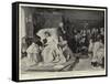 The Mozart Centenary, Mozart's Last Moments-Hermann Kaulbach-Framed Stretched Canvas