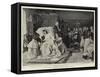 The Mozart Centenary, Mozart's Last Moments-Hermann Kaulbach-Framed Stretched Canvas