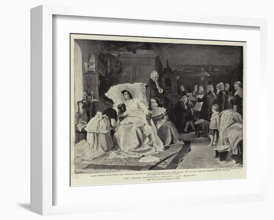 The Mozart Centenary, Mozart's Last Moments-Hermann Kaulbach-Framed Giclee Print