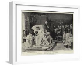 The Mozart Centenary, Mozart's Last Moments-Hermann Kaulbach-Framed Giclee Print