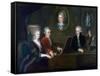 The Mozart Family, 1780-1781-Johann Nepomuk della Croce-Framed Stretched Canvas