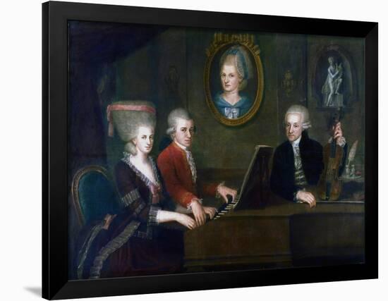 The Mozart Family, 1780-1781-Johann Nepomuk della Croce-Framed Giclee Print