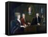 The Mozart Family, 1780-1781-Johann Nepomuk della Croce-Framed Stretched Canvas