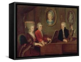 The Mozart Family, 1780-81-Johann Nepomuk della Croce-Framed Stretched Canvas
