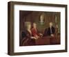 The Mozart Family, 1780-81-Johann Nepomuk della Croce-Framed Giclee Print