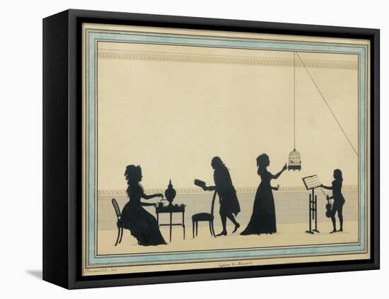 The Mozart Family. Ca. 1763-Cormontelle Louis Carrogis-Framed Stretched Canvas