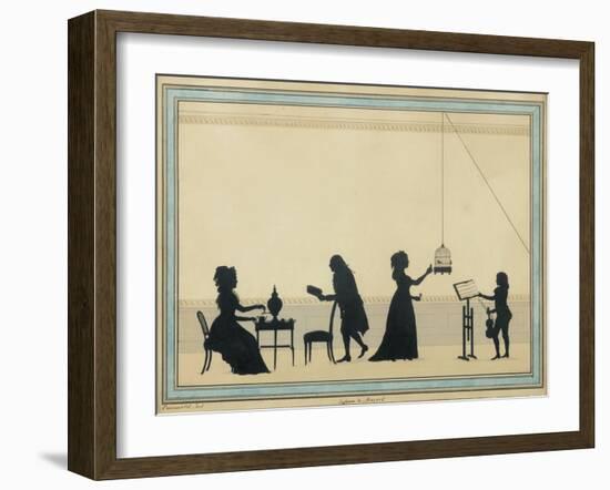 The Mozart Family. Ca. 1763-Cormontelle Louis Carrogis-Framed Giclee Print