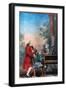 The Mozart Family in Paris in 1763-Louis de Carmontelle-Framed Giclee Print