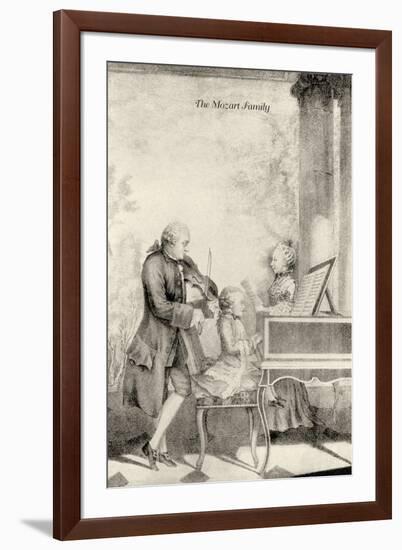 The Mozart Family-null-Framed Art Print