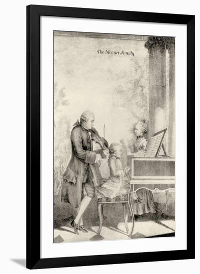 The Mozart Family-null-Framed Art Print