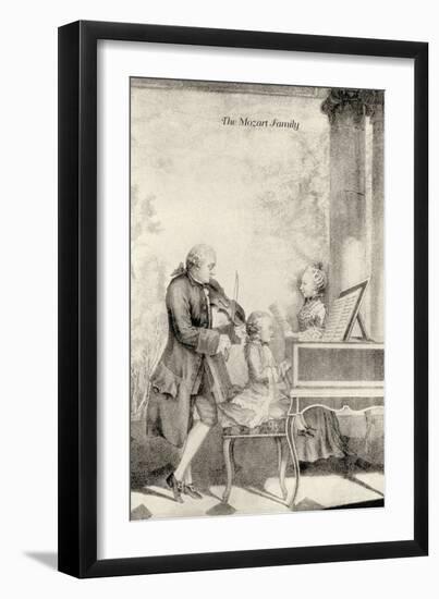 The Mozart Family-null-Framed Art Print