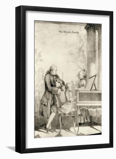 The Mozart Family-null-Framed Art Print