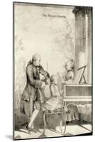 The Mozart Family-null-Mounted Art Print