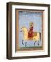 The Mughal Emperor Farrukhsiyar(1683-1719) (R.1713-19), from the Large Clive Album-Mughal-Framed Giclee Print