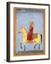 The Mughal Emperor Farrukhsiyar(1683-1719) (R.1713-19), from the Large Clive Album-Mughal-Framed Giclee Print