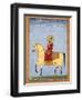 The Mughal Emperor Farrukhsiyar(1683-1719) (R.1713-19), from the Large Clive Album-Mughal-Framed Premium Giclee Print
